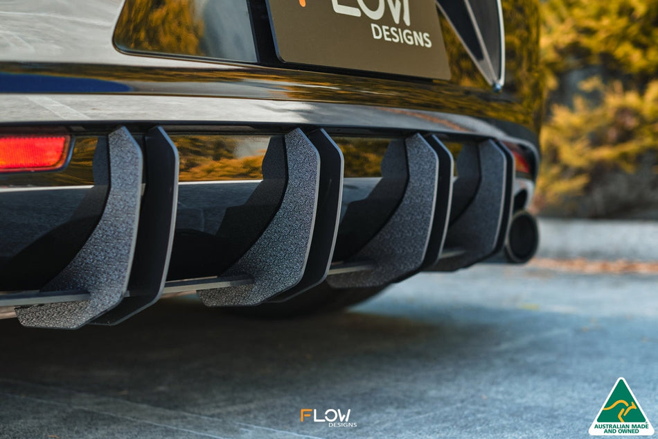 Scirocco R PFL V3 Flow-Lock Rear Diffuser