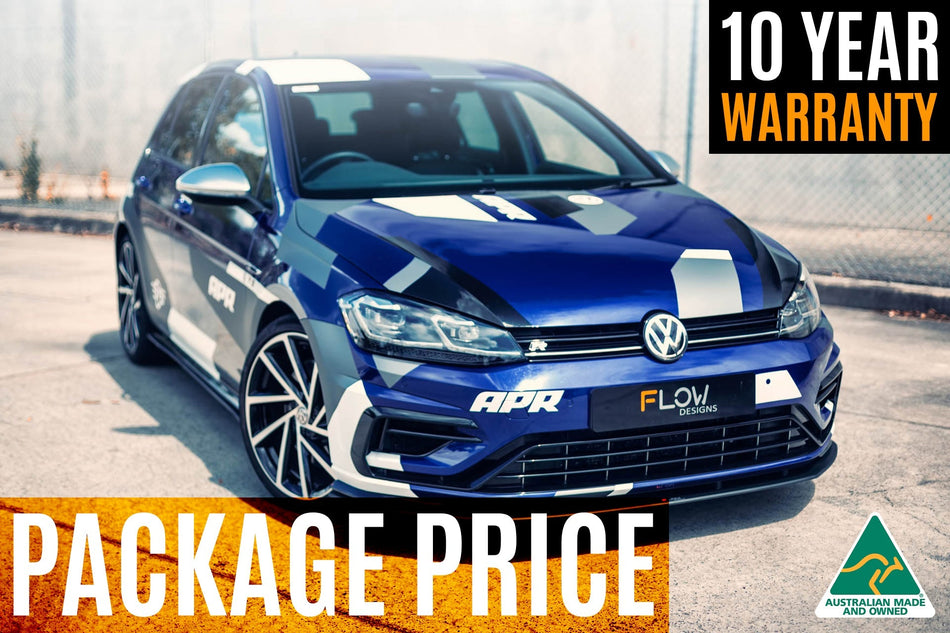 MK7.5 Golf R Full Lip Splitter Set with Rear Valance & Fairing