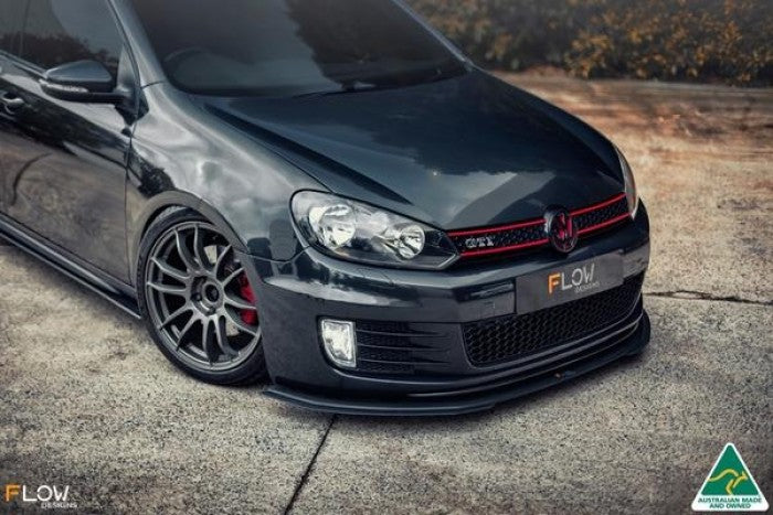 Flow Designs | MK6 Golf GTI Front Lip Splitter Extensions (Pair)